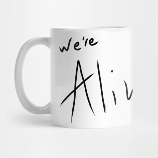 We're Alive Podcast Logo (Black) Mug